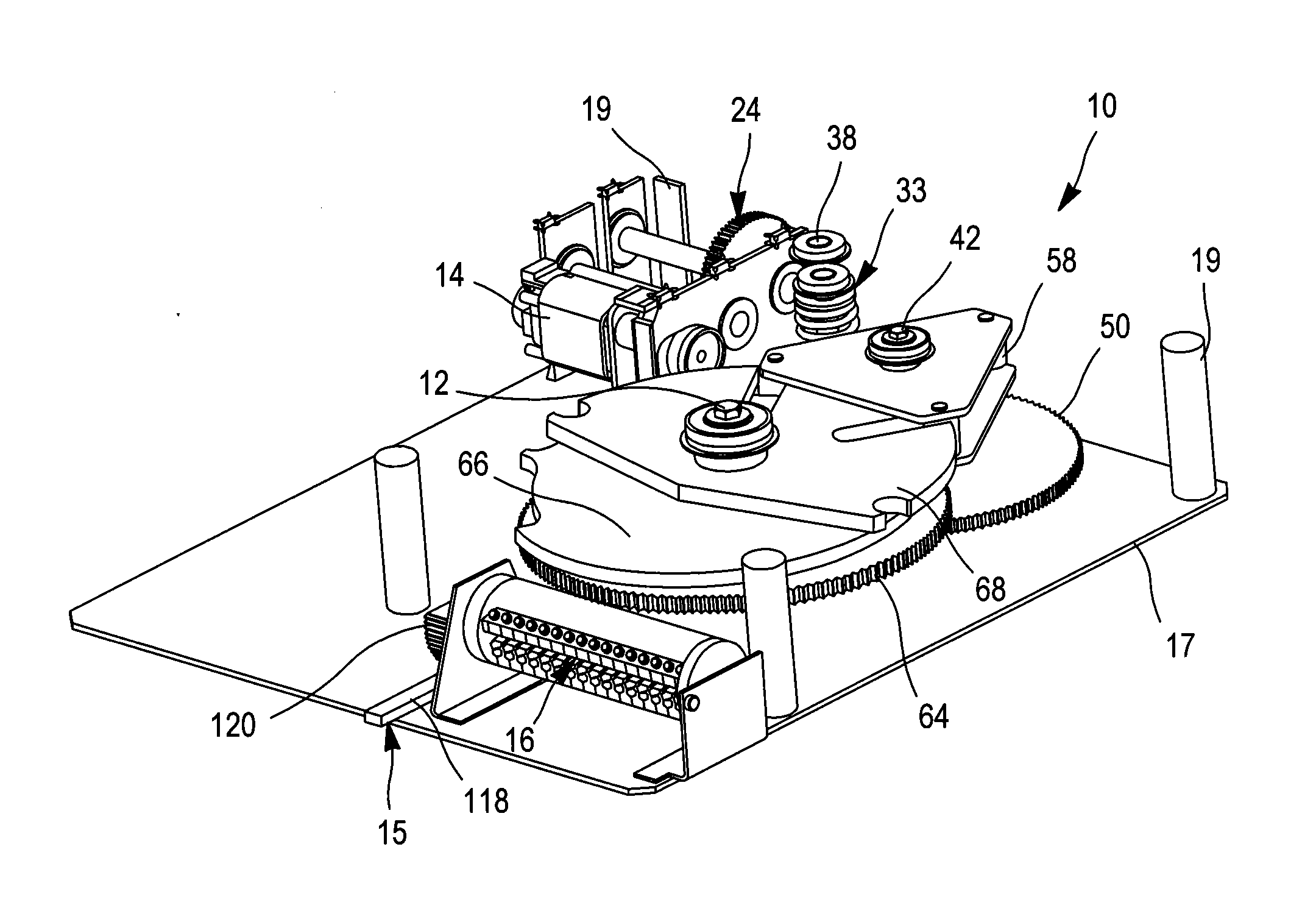 Driving mechanism for a medium or high voltage disconnector