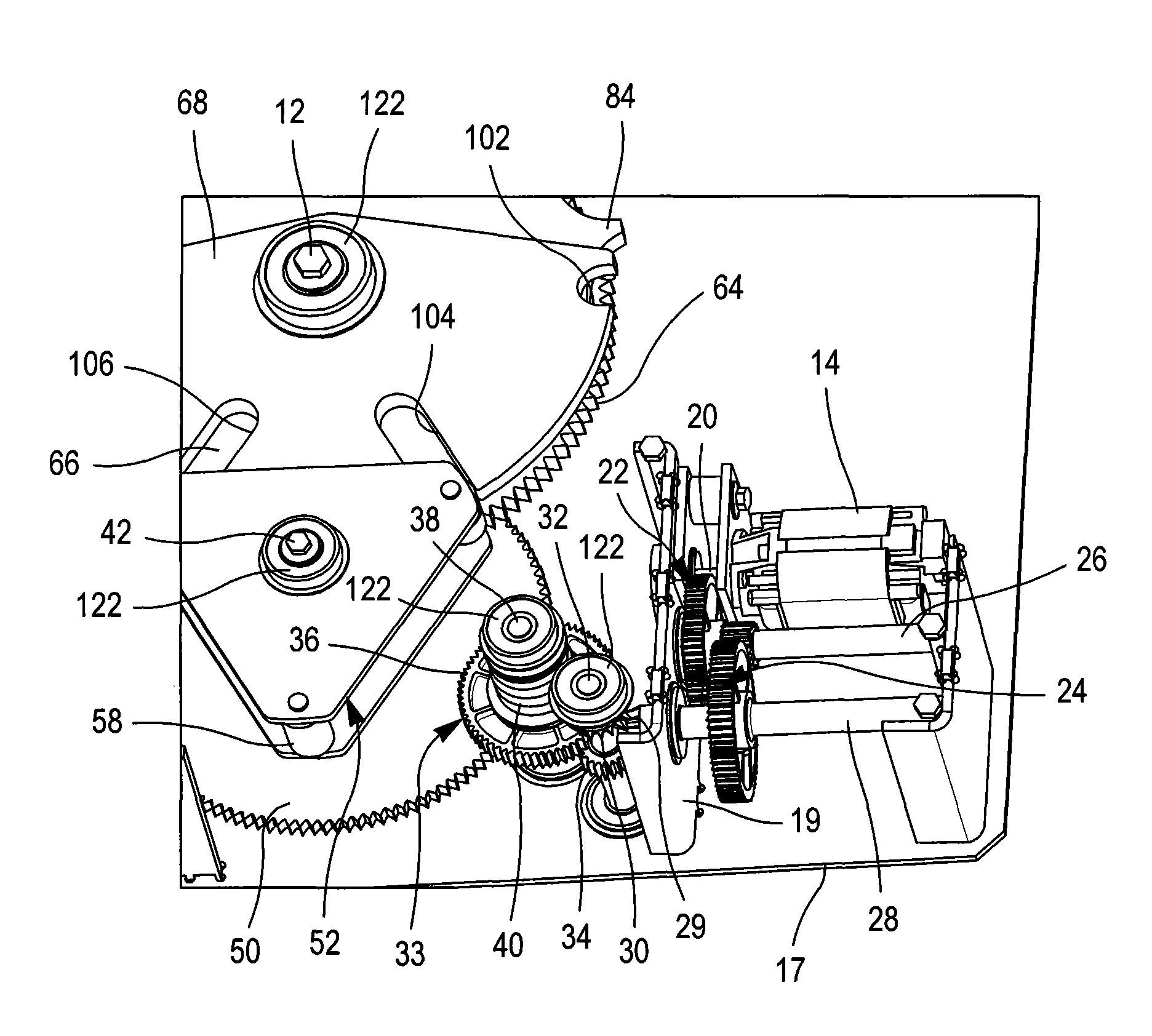 Driving mechanism for a medium or high voltage disconnector