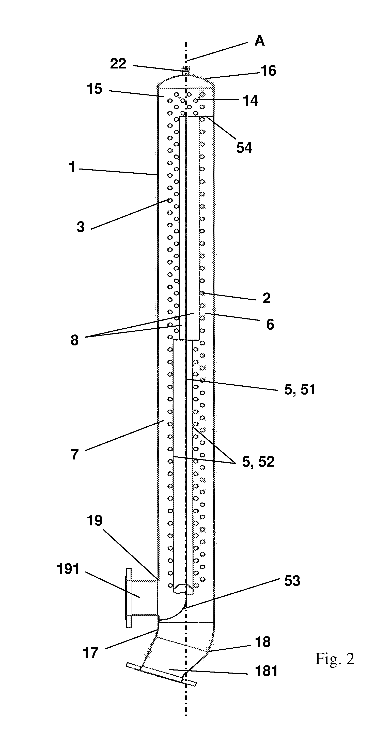 Collector pipe for a heat exchanger device, a heat exchanger device and a method for emptying a heat exchanger device