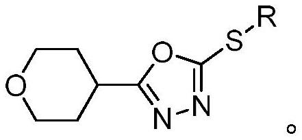 Oxadiazole-containing thioether and sulfone compound, stereoisomer, salt or solvate thereof, preparation method, composition and application