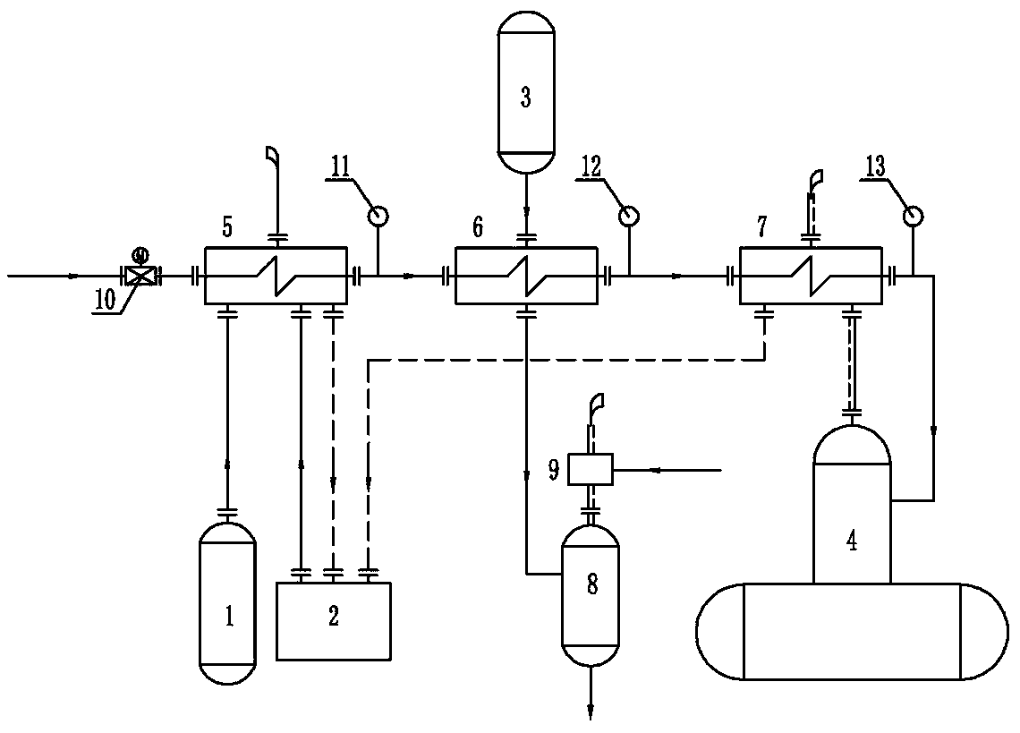 Waste heat recovery and demisting system and method for exhaust steam and continuous sewage of garbage power station