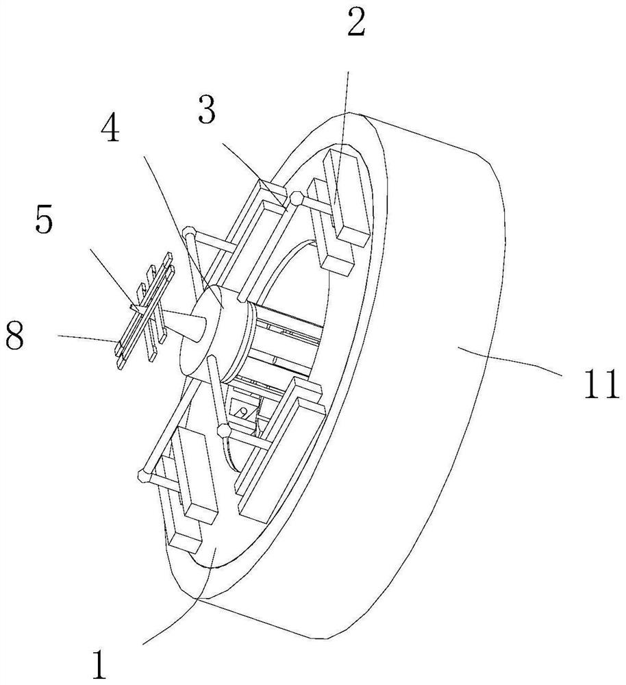 device-for-detecting-coaxiality-of-inner-ring-and-outer-ring-of-bearing