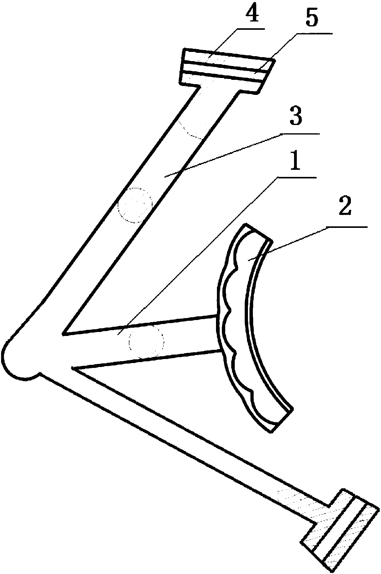 Maxillofacial puncture navigation device based on 3D printing technology and its preparation method