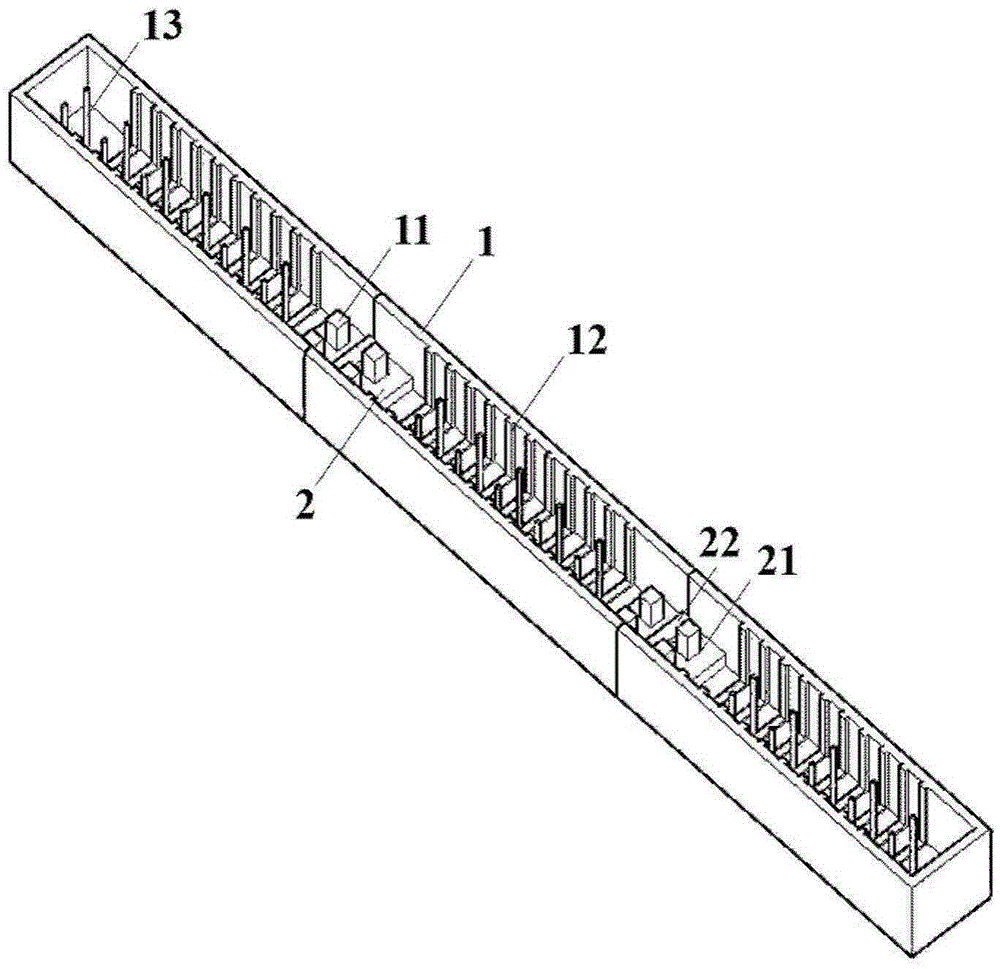 Reinforcement pin joint permanency beam formwork, concrete structural member and manufacturing method