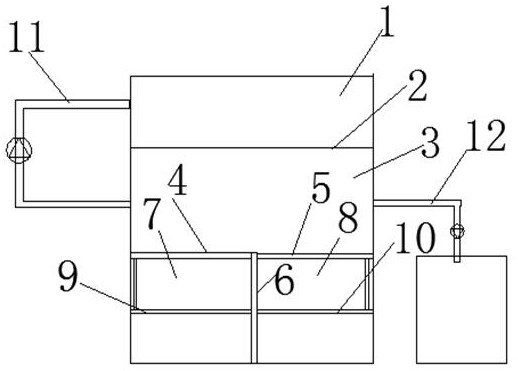 Selectable rainwater filtering device