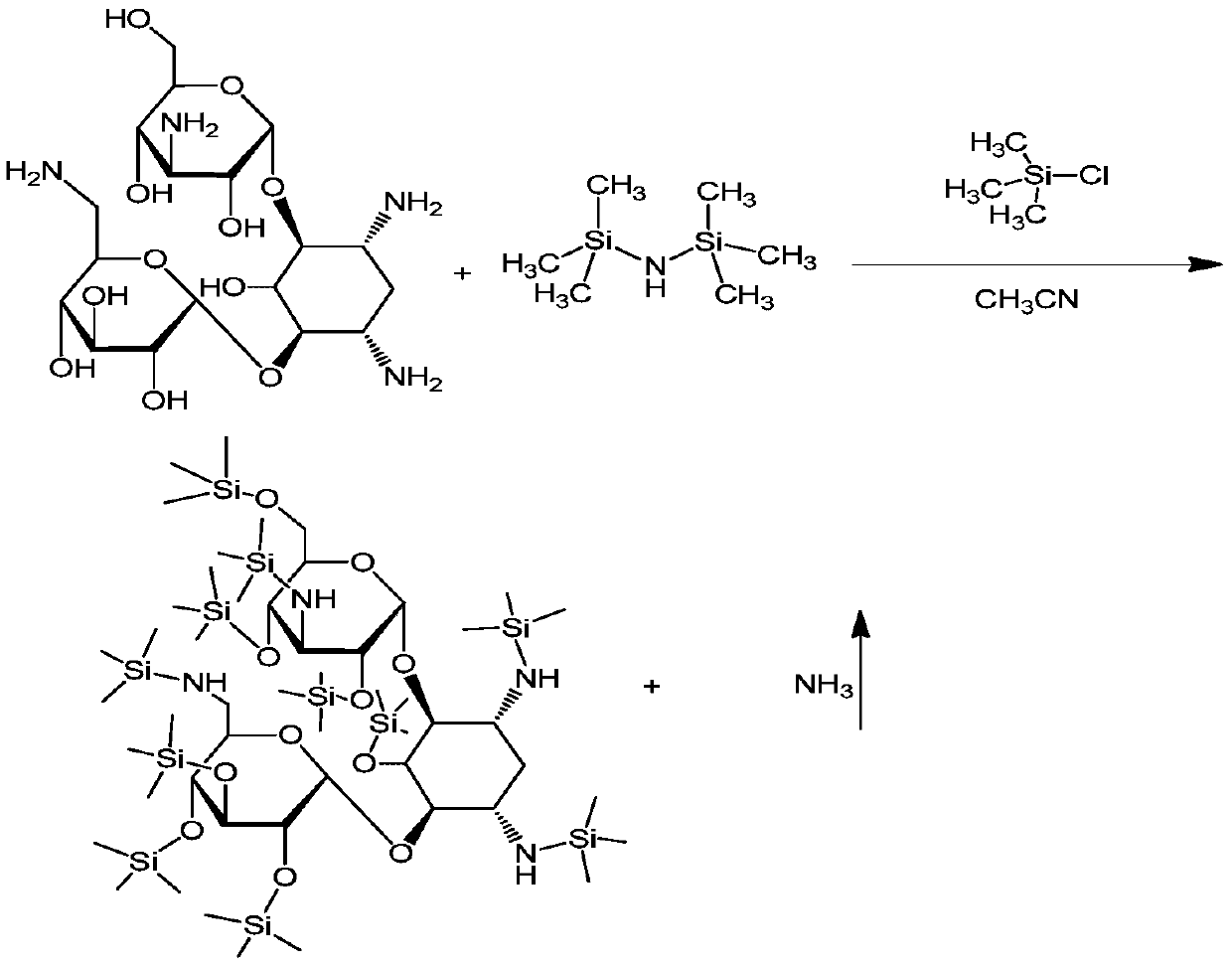 Method using enzymolysis method to recycle kanamycin A from amikacin treating liquid