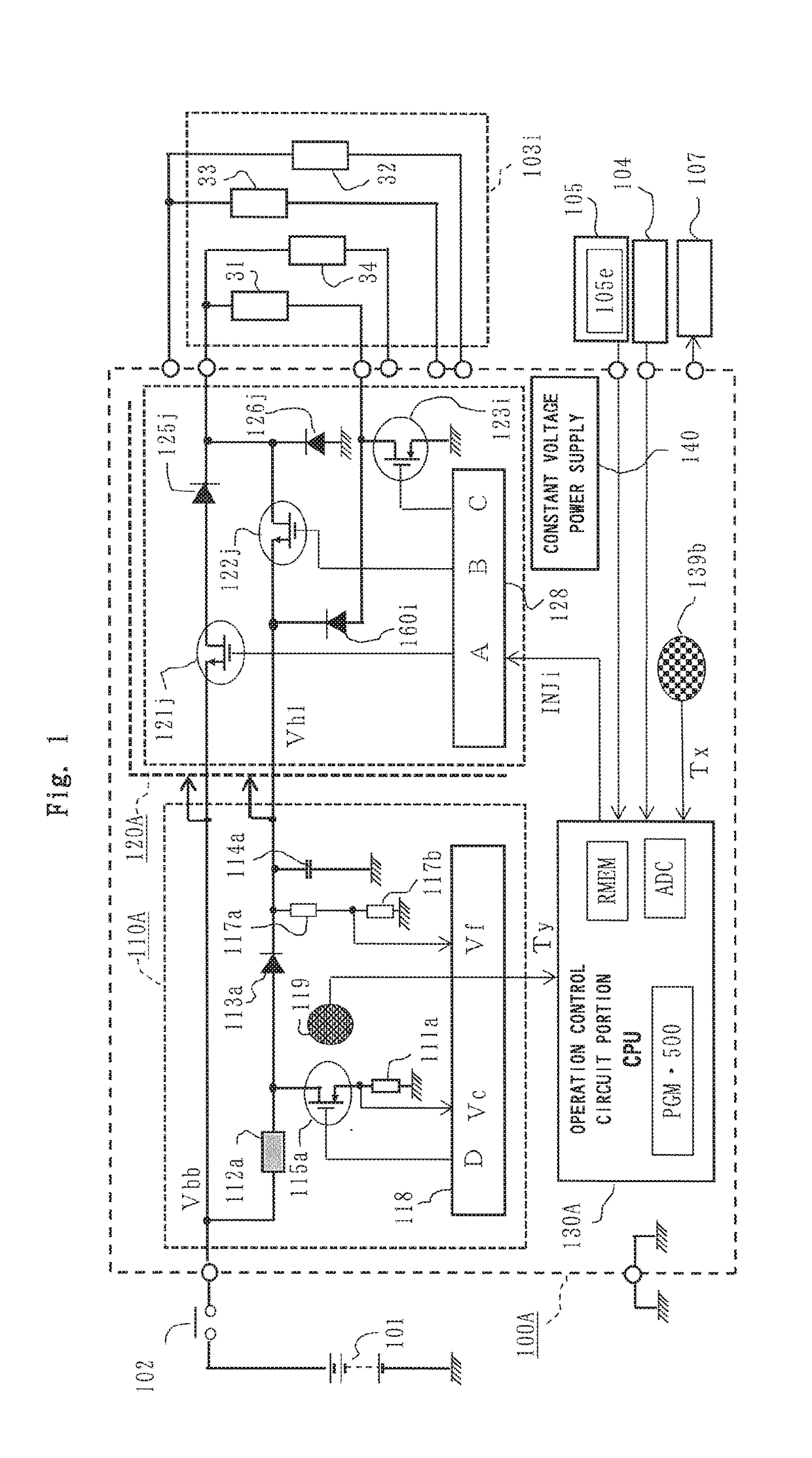 In-vehicle engine control apparatus