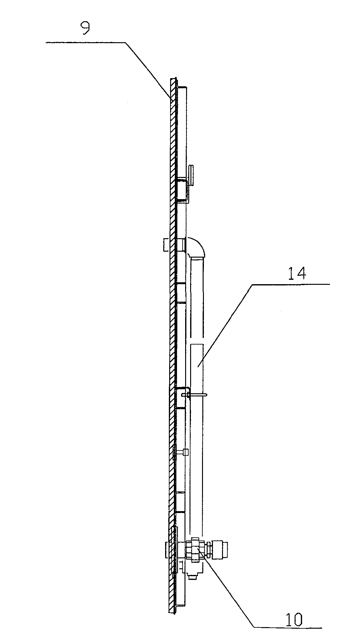 Rail vehicle whole tightness test method and system