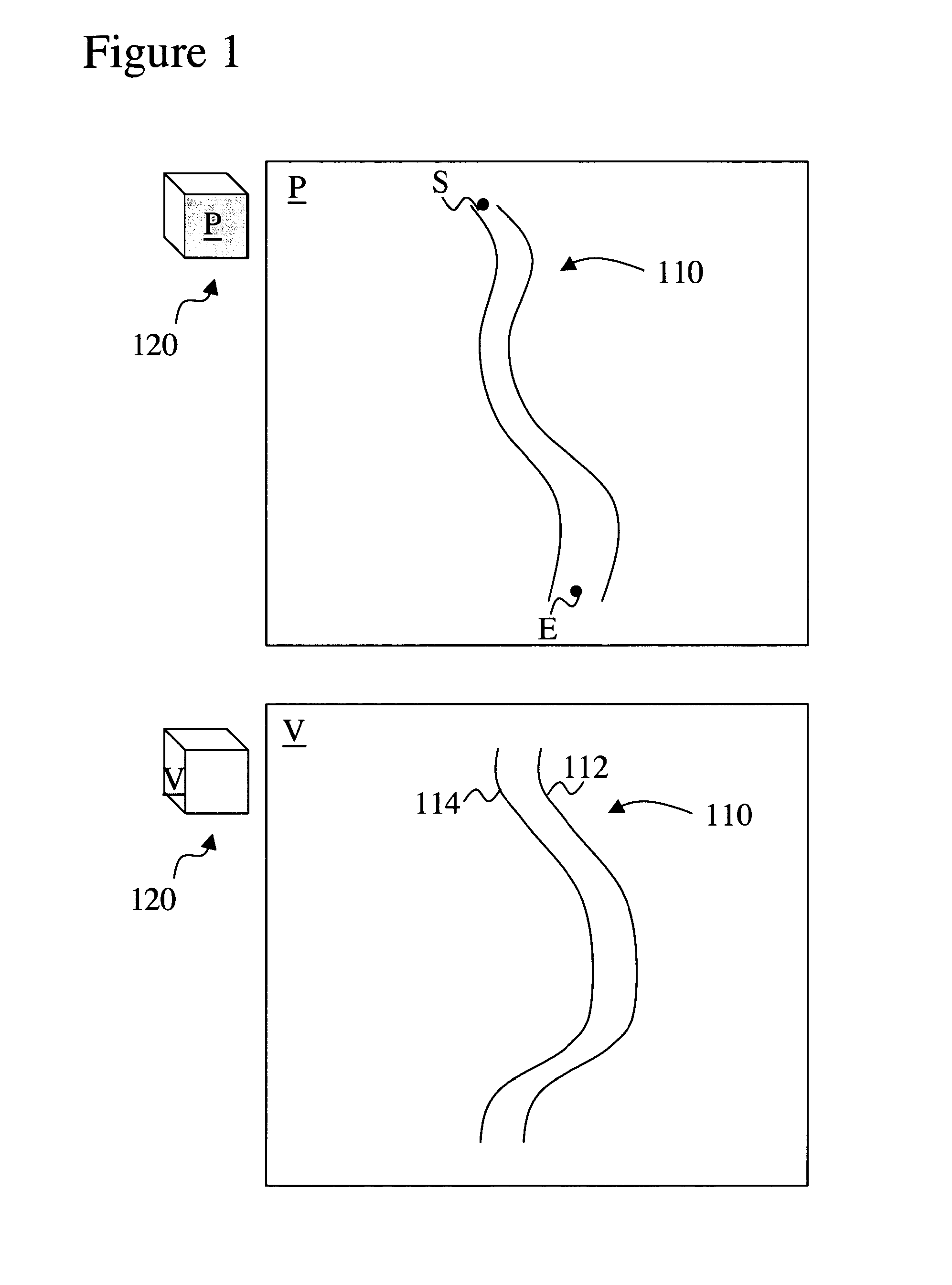 Curved-slab maximum intensity projections