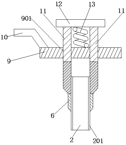 Inductively controlled circuit board fixing structure of automobile model