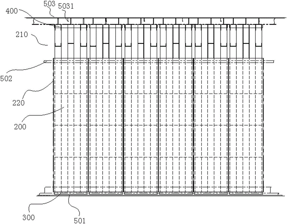 High-efficiency ship cabin enclosure bulkhead board