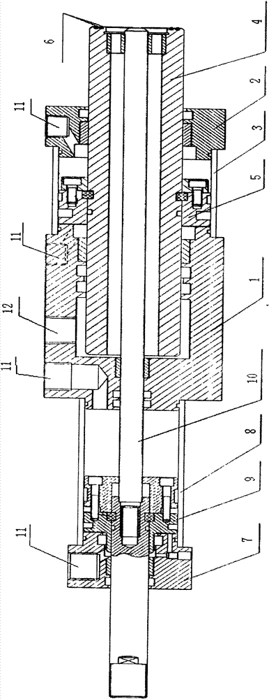 Sealing tensile cylinder