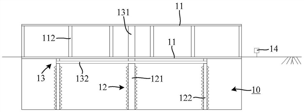 Parking system utilizing underground space and parking method of parking system