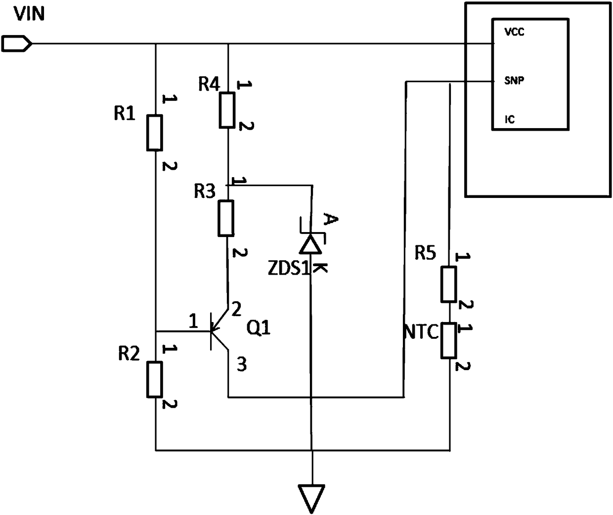 A compensating driving device and its realization method