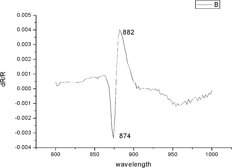 Polarization resolution differential reflection spectrum measuring system