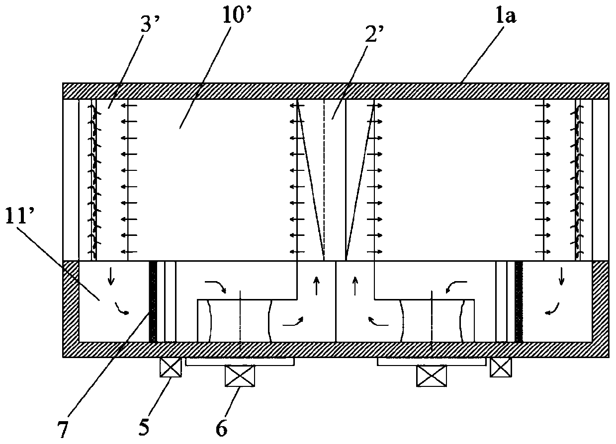 Air return box for pre-oxidation furnace and pre-oxidation furnace