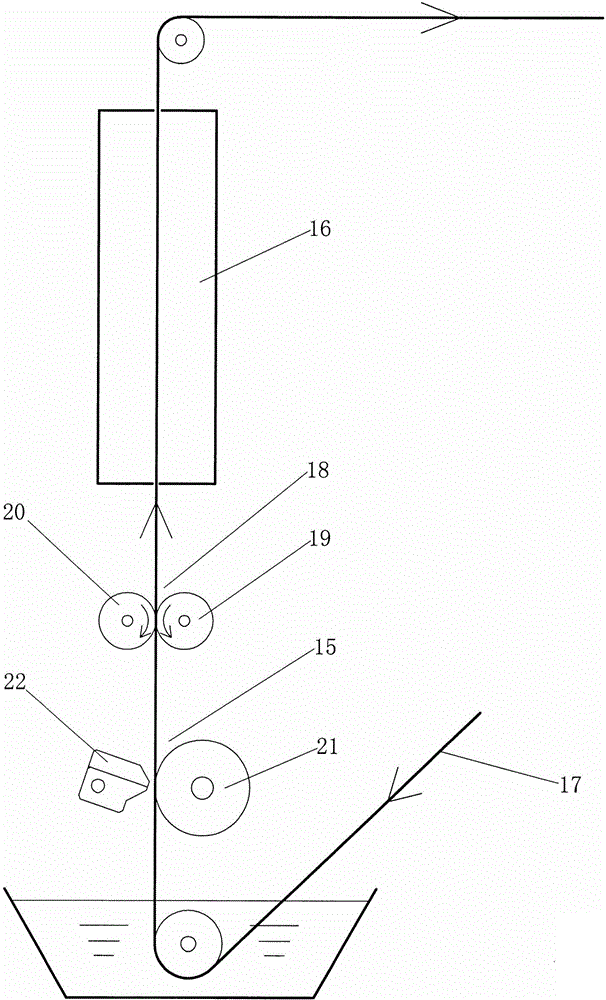 Simple double-sided dip-coating metering device
