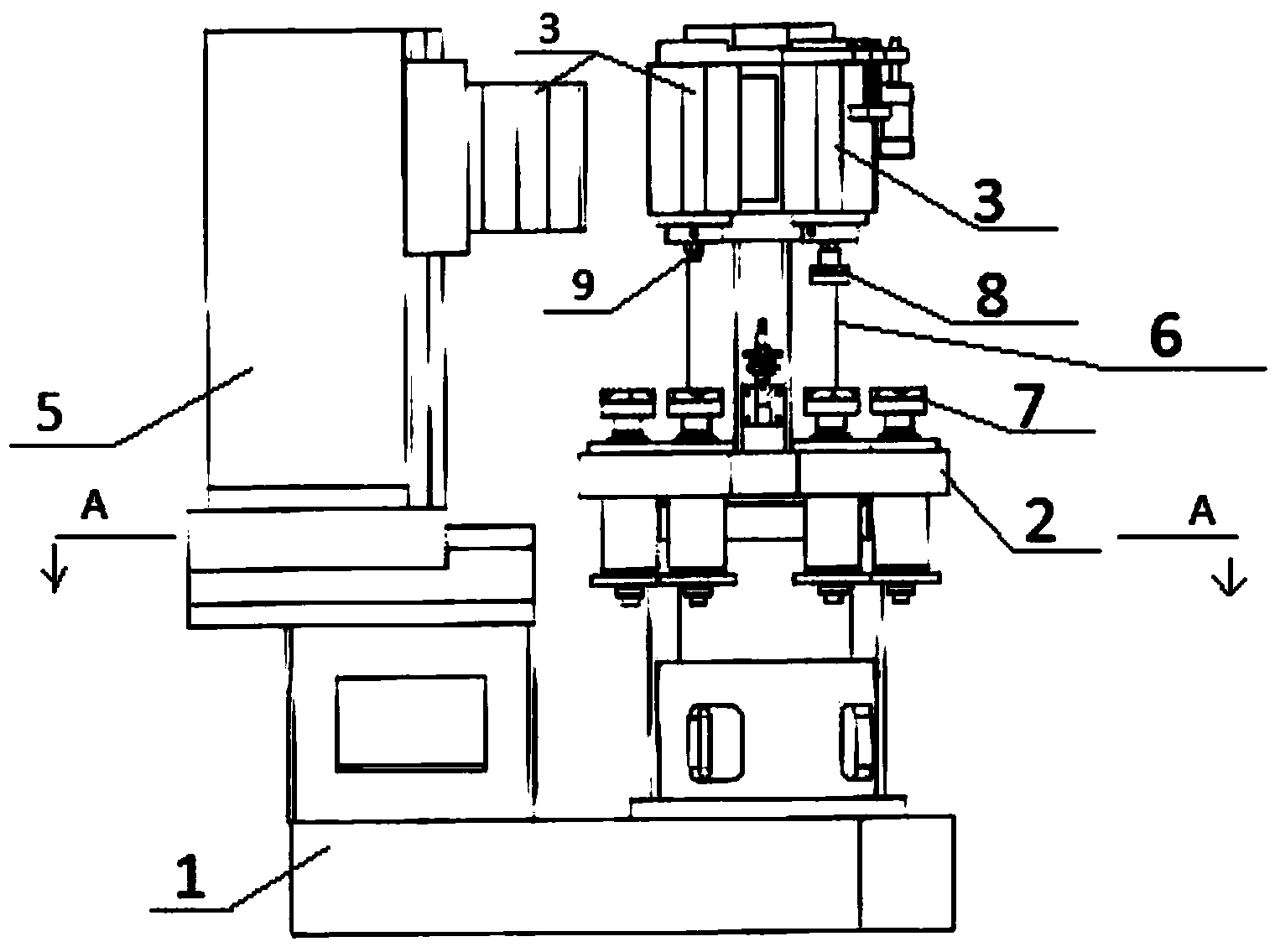 Automatic milling and grinding machine