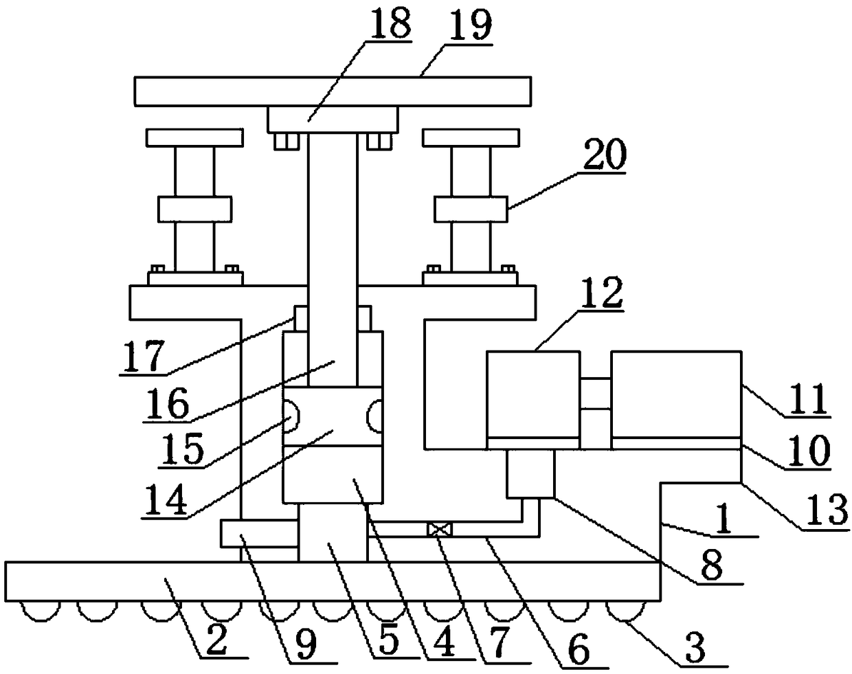 Underground portable bracket