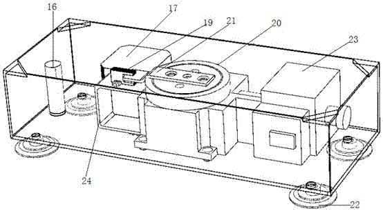 A kind of driving device for the temperature measuring instrument on the outer wall of the cracking furnace tube