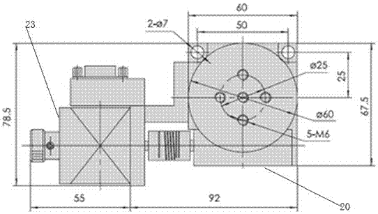 A kind of driving device for the temperature measuring instrument on the outer wall of the cracking furnace tube