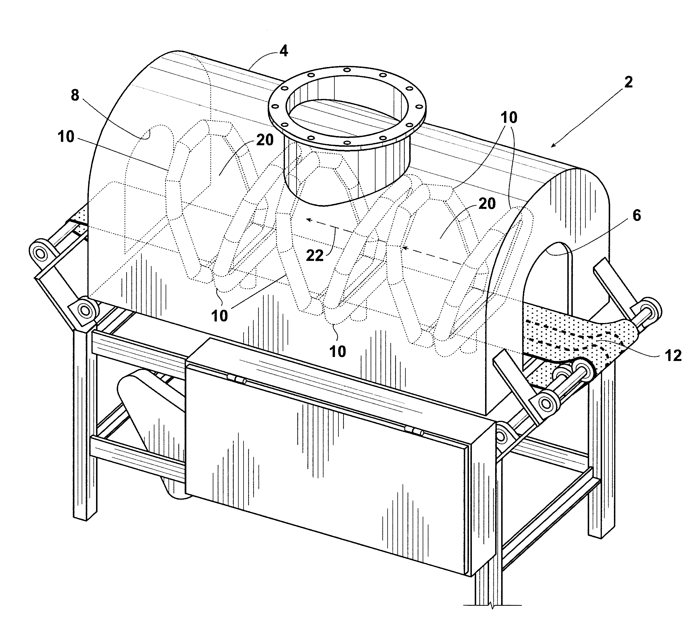 Method, continuous apparatus, and burner for producing a surface-roasted product