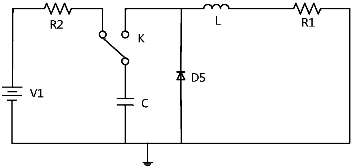 Large-current synthesis transient state circuit for electronic current transformer