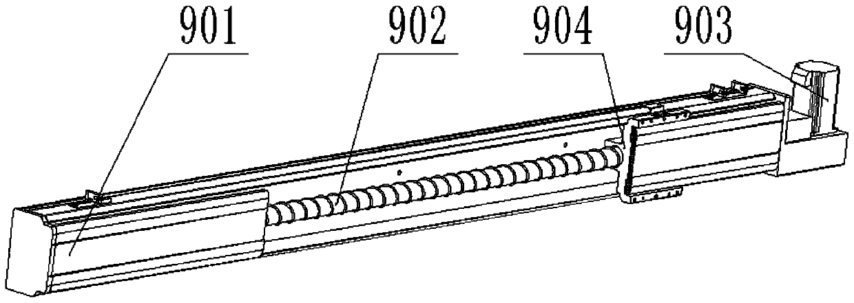 Electric safety test follower device for air conditioner sub-machine