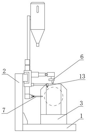 A welding and forging composite process and device for surface remanufacturing of metallurgical roller table