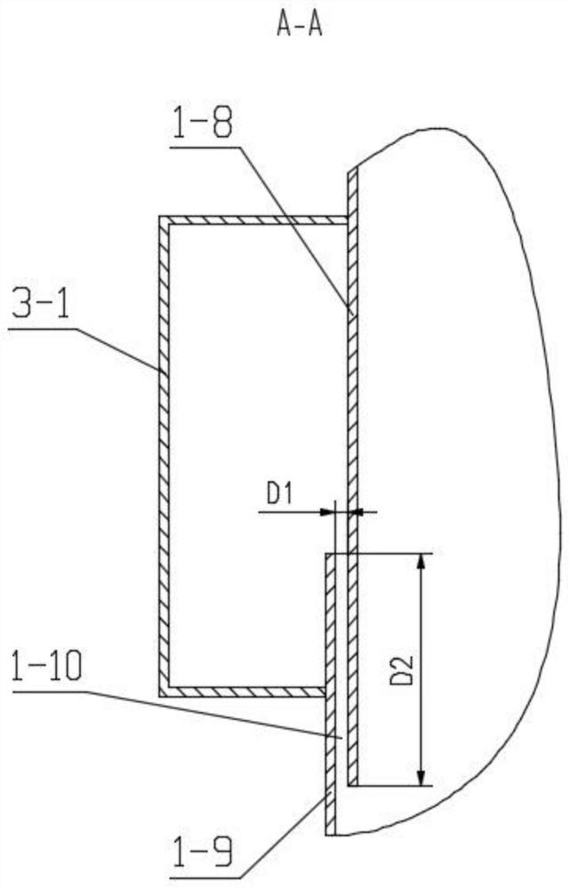 High-temperature bypass evaporation device for treating desulfurization wastewater