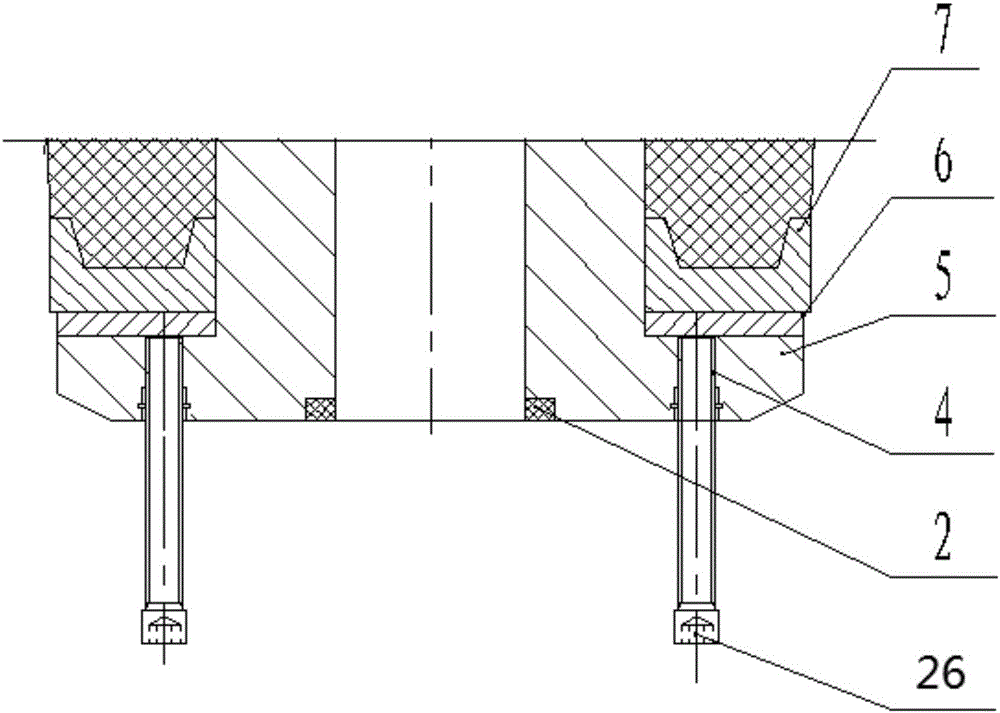 Detachable pre-tightening mud pump piston and disassembling method thereof