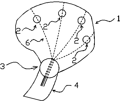 Electroencephalogram cap for multi-ensuring contacts in close contact with scalp using socket structure