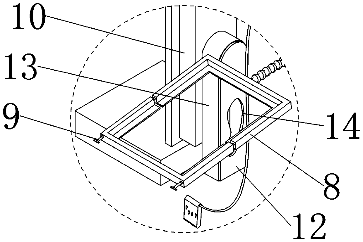 A dual-station fumigation and ear fumigation device capable of step-by-step treatment