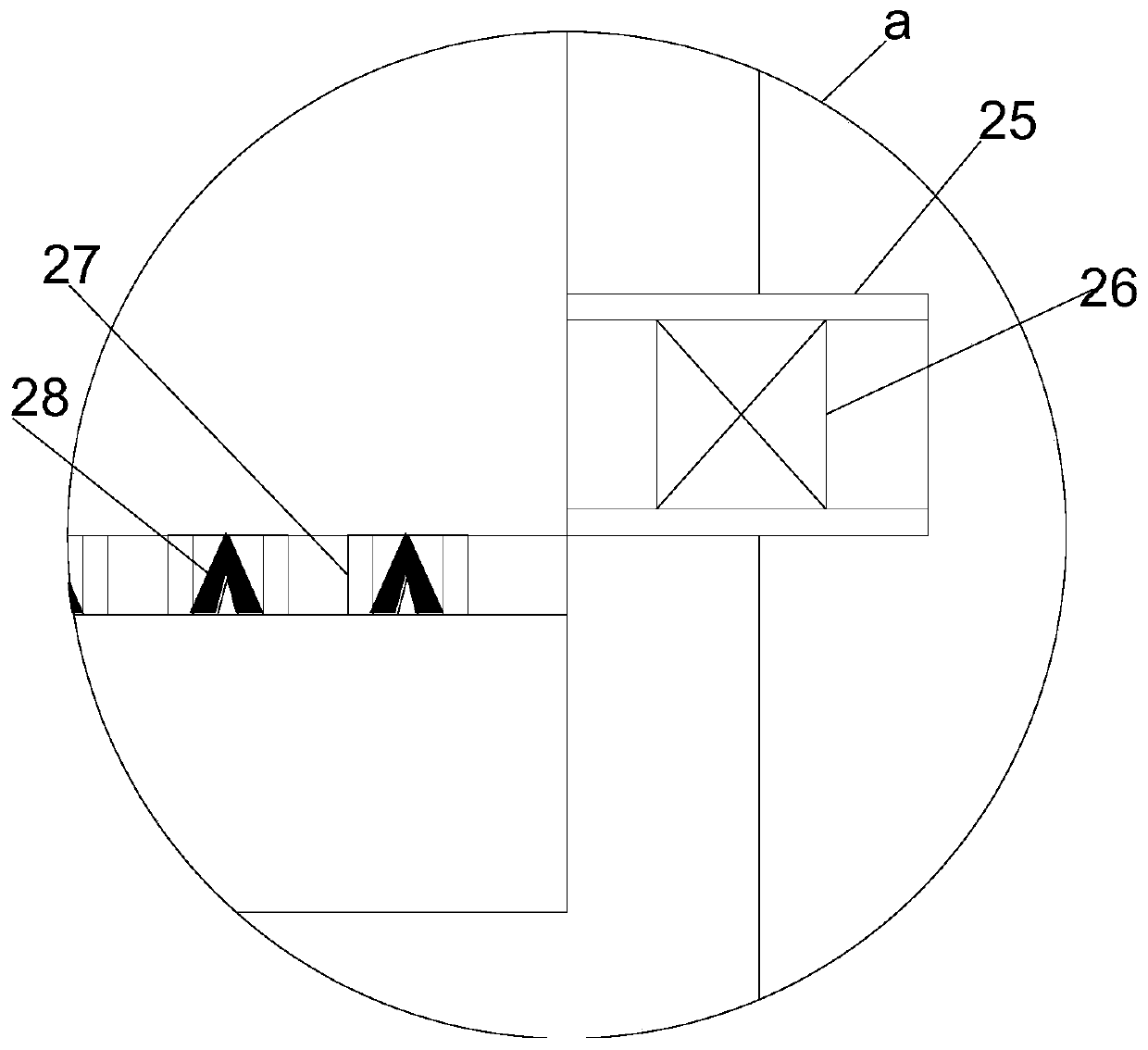 Dedusting device for quartz processing