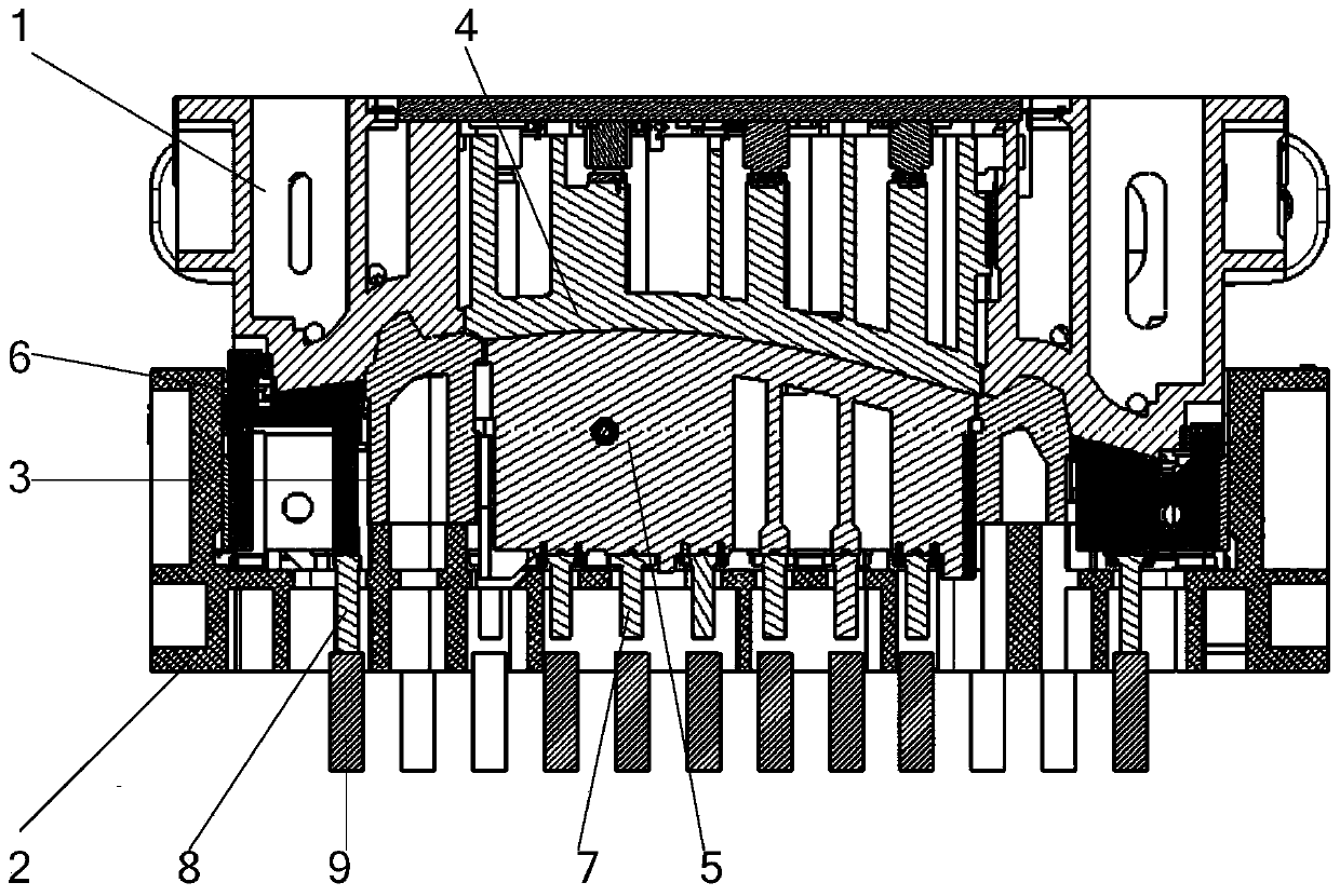 A side wall forming mold and a side wall forming process