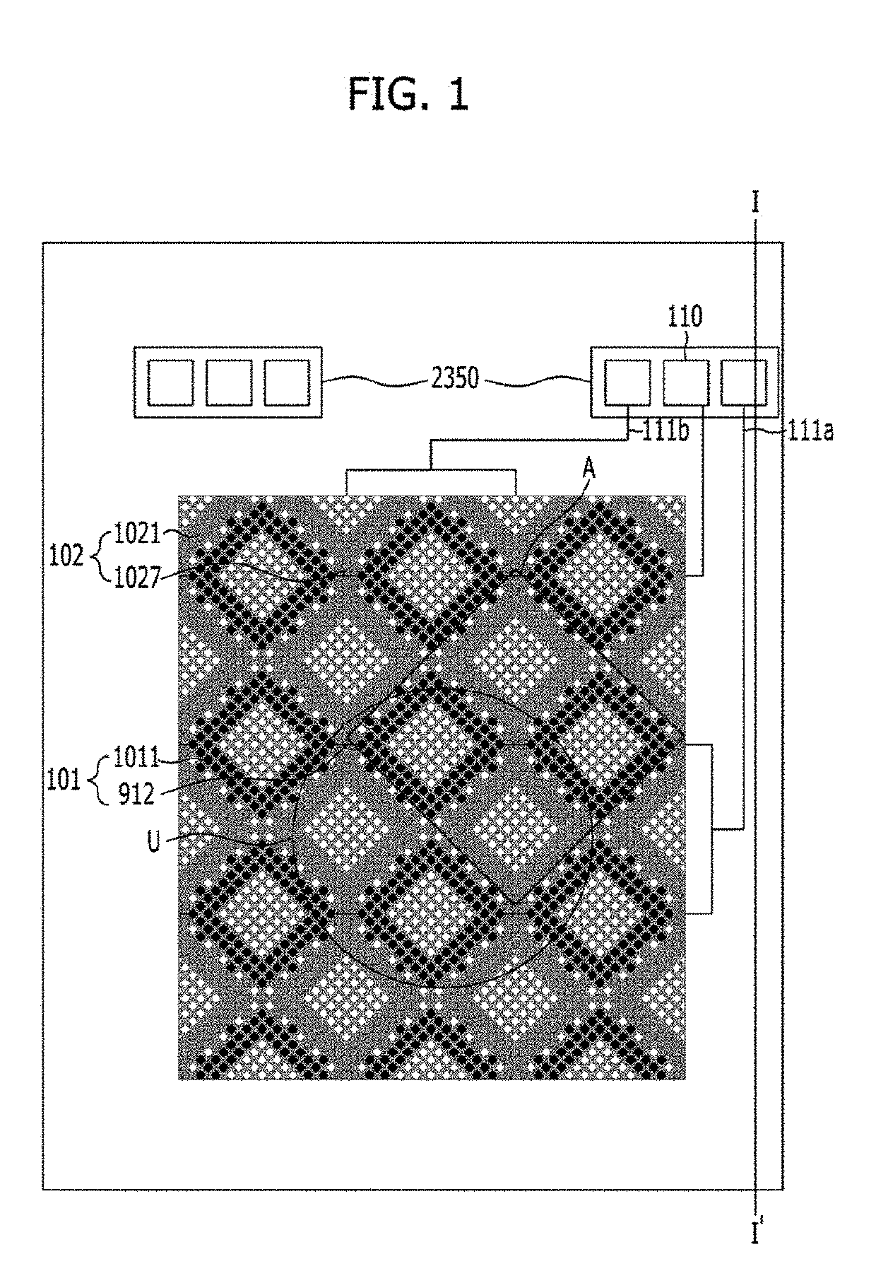 Touch panel and touch-panel-integrated organic light-emitting display device having touch electrodes with floating units
