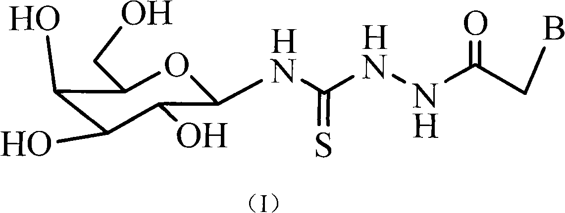 Galactosyl thiourea heterocyclic compounds, synthetic method thereof and antineoplastic applications