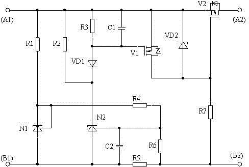 Hiccup type protection circuits for DC power supply