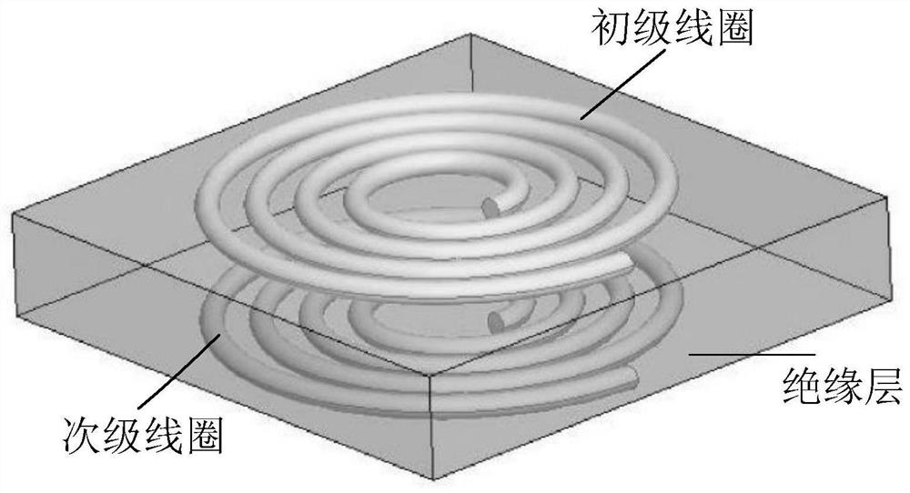 On-chip transformer capable of isolating voltage multiplication