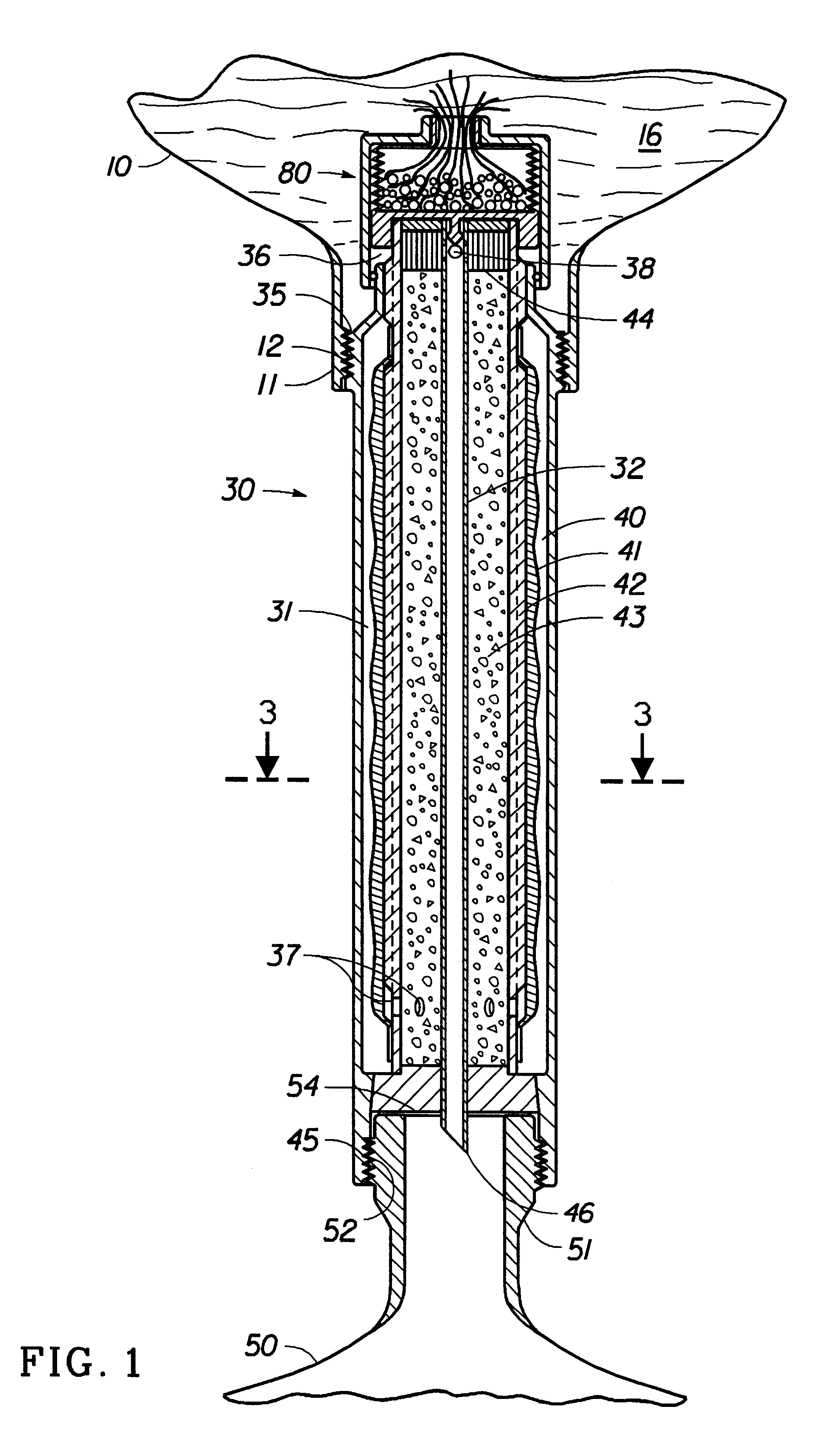 Emergency water treatment device