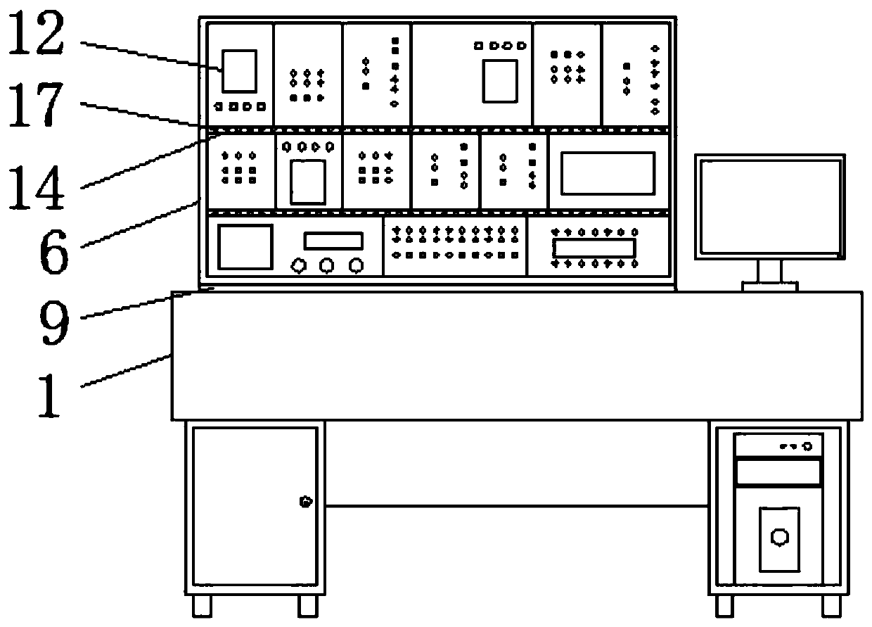 Teaching tool used for electronic technology