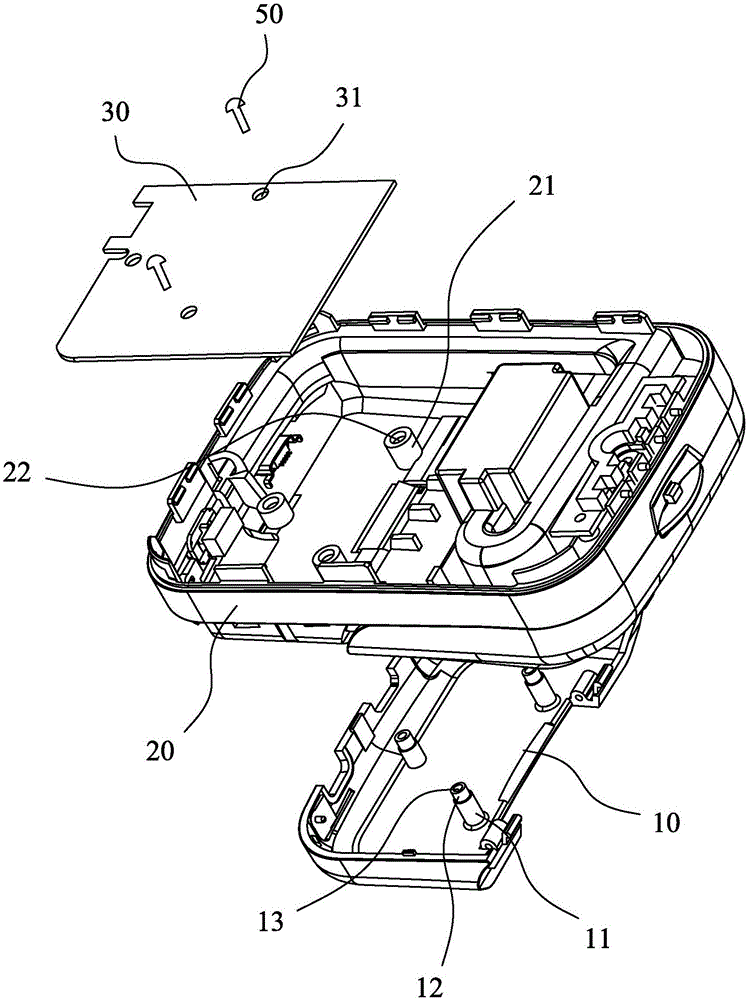 Portable power source assembly structure