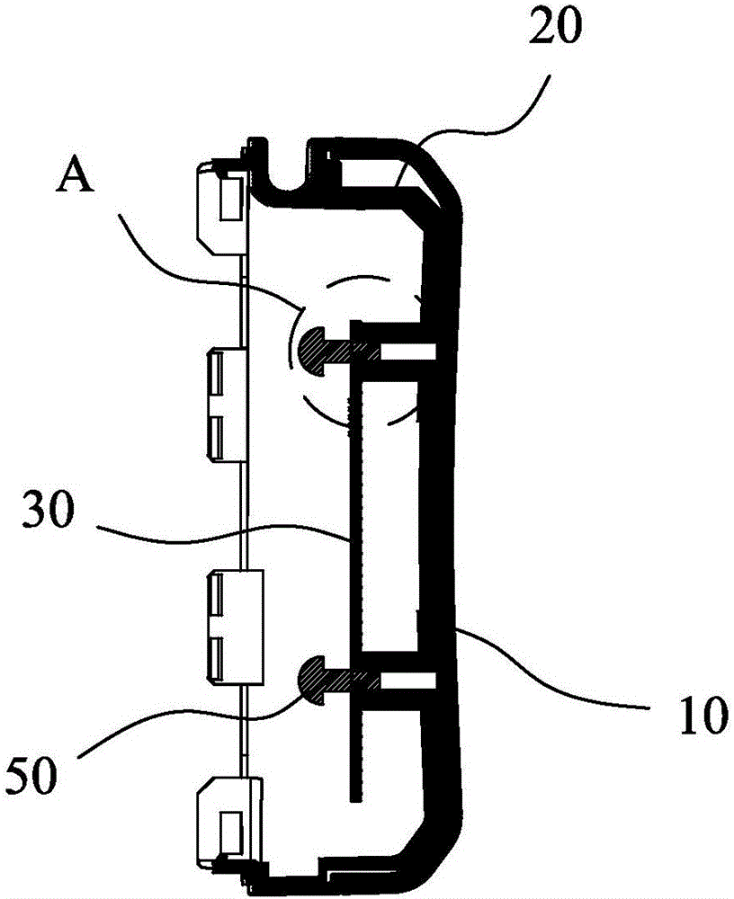 Portable power source assembly structure