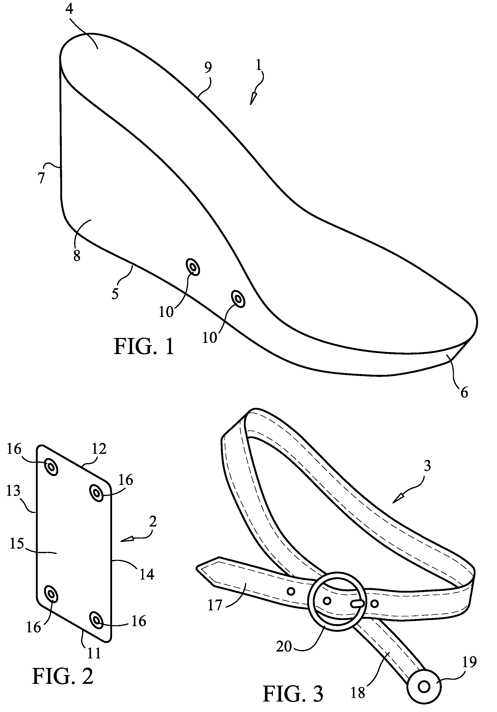 Interchangeable shoe-forming assembly