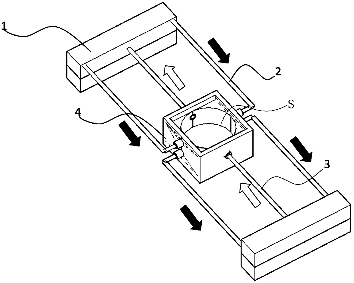 Frozen soil freezing and thawing cycle SHPB test equipment under stress state and test method thereof