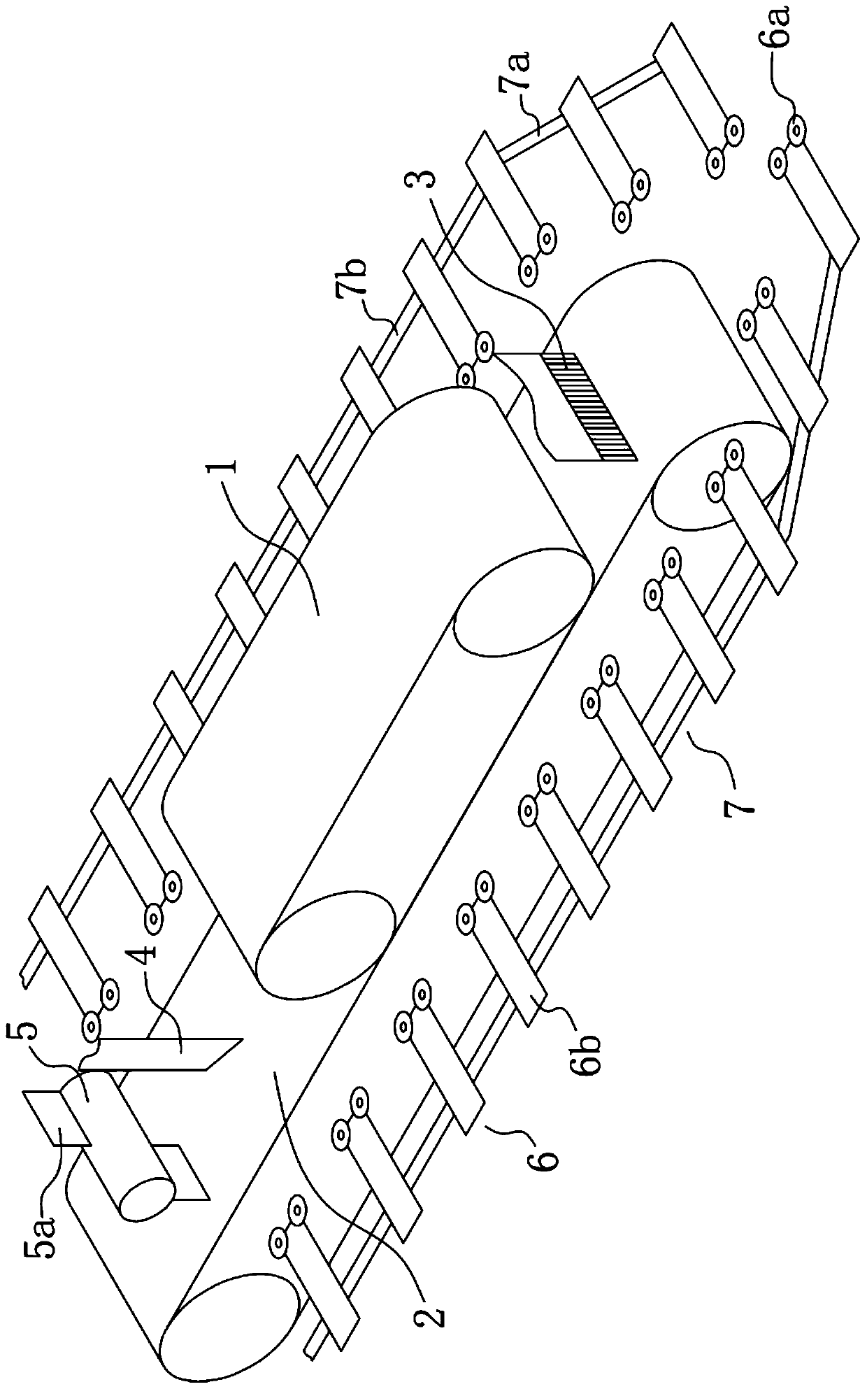 Production equipment for paper bag handle module