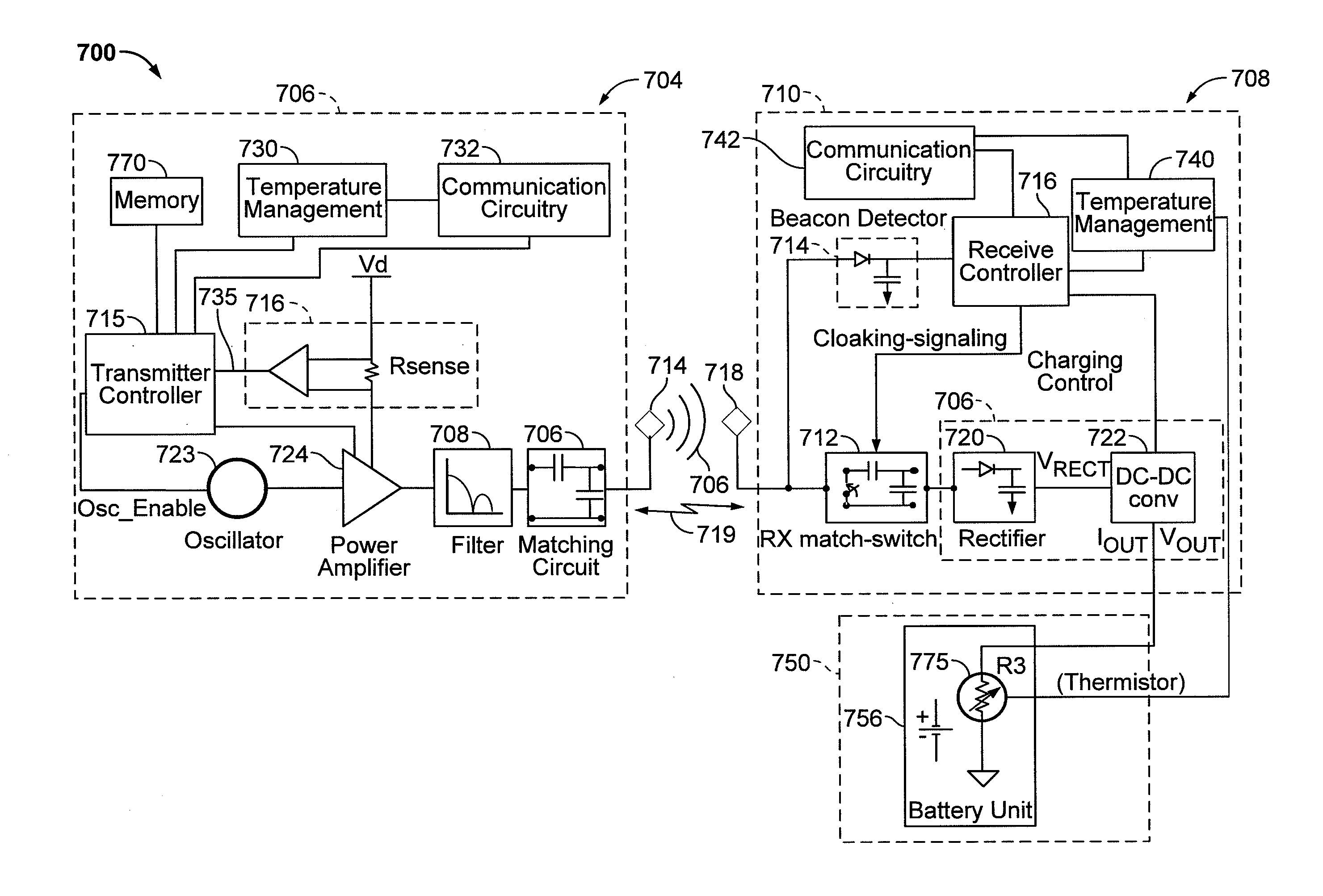 Reducing heat dissipation in a wireless power receiver