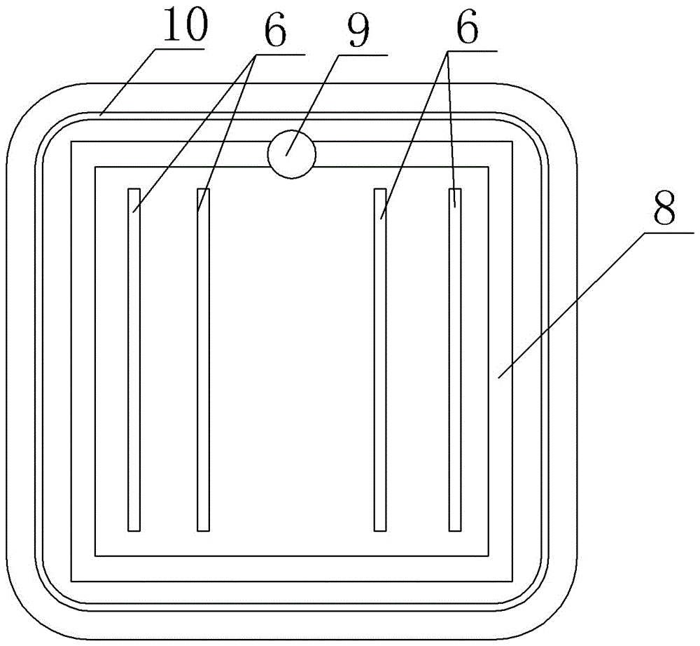 Structure of multi-channel water cooling device for computer cpu