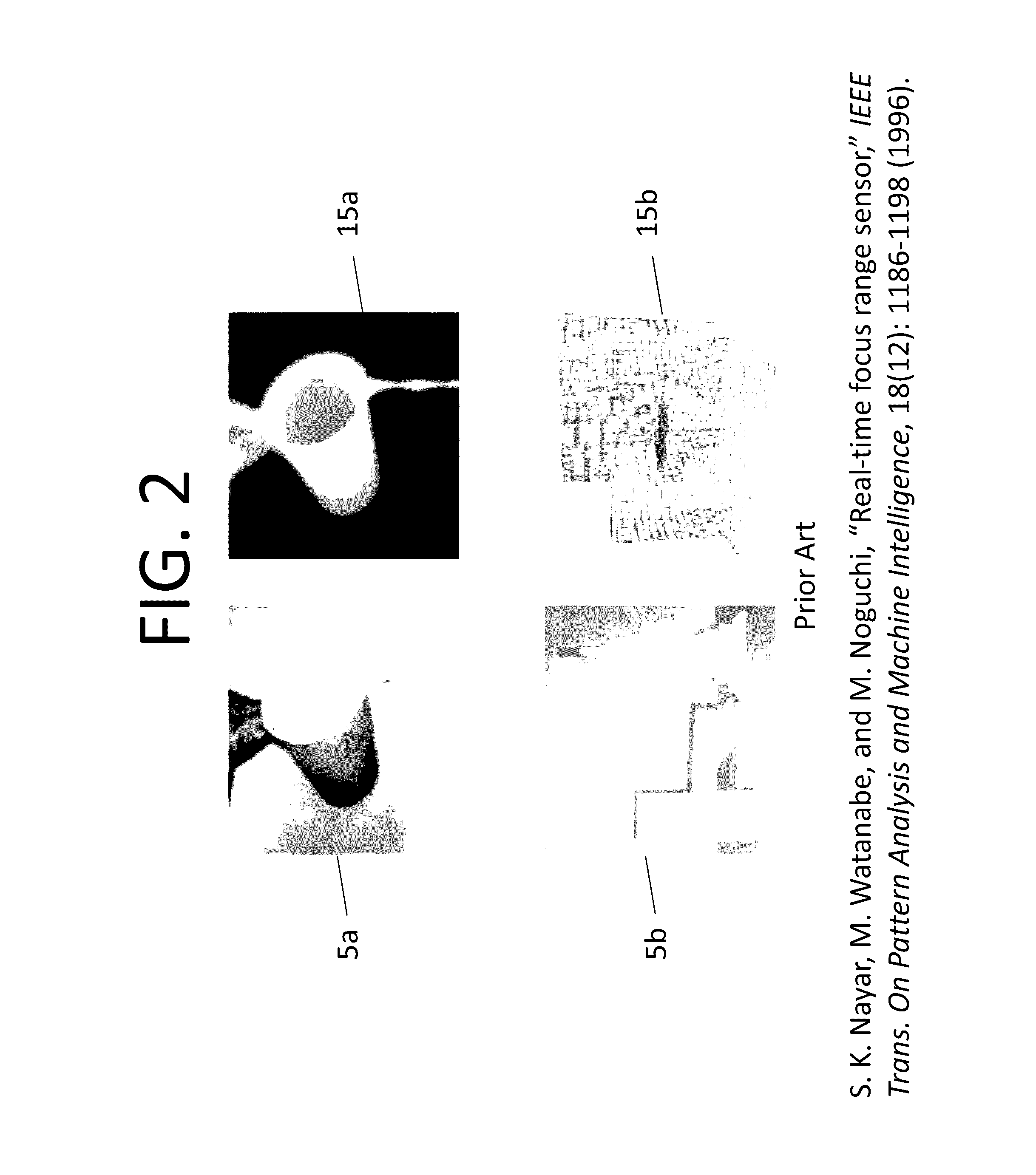 Astigmatic depth from defocus imaging using intermediate images and a merit function map