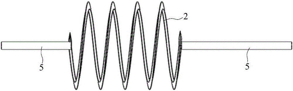 Spiral electrostatic spinning device with tip structure